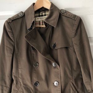Burberry London Cropped Jacket Size 6